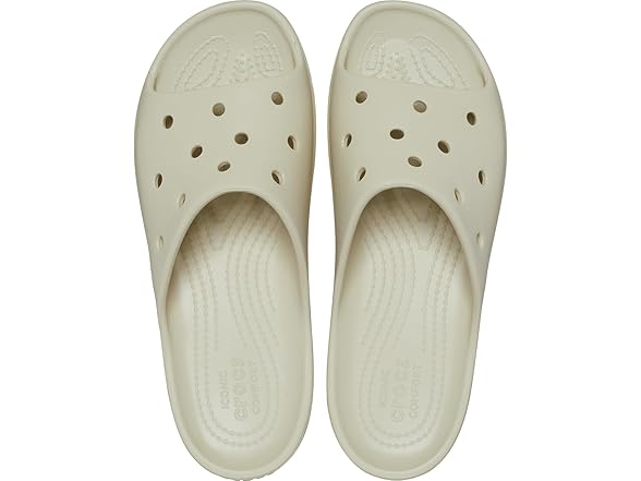 Crocs Classic Platform Women's Slide Bone