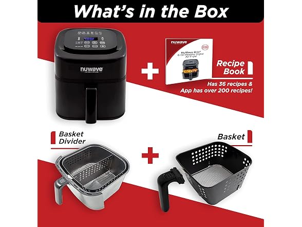 Nuwave 6-quart Brio Healthy Digital Air Fryer