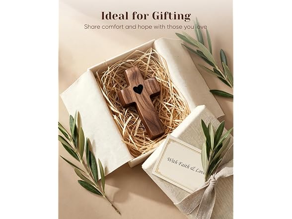 JIUKONG 20-Pack Wooden Cross