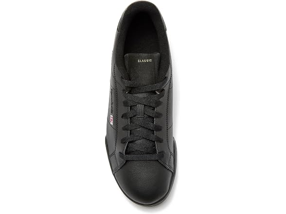 Reebok NPC II Sneakers for Men, Casual Tennis Mens Shoes, Black, 9.5