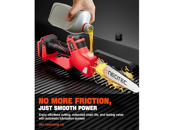 Mini Chainsaw Fits for Milwaukee M18 Battery, NEOTEC 6 Inch  (Open Box)