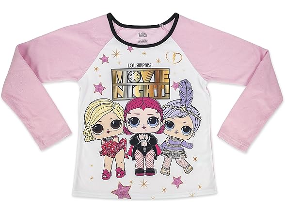 Girls Cozy Long Sleeve Pajama Set
