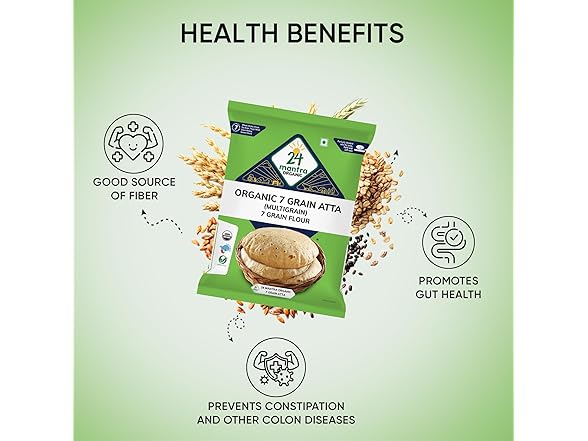24 Mantra Organic 7 Grain Atta 1 Kg