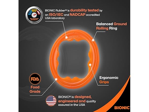 BIONIC Toss-N-Tug Turbo Dog Toy