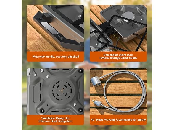 YARUITK 2 Burner Folding Camp Stove