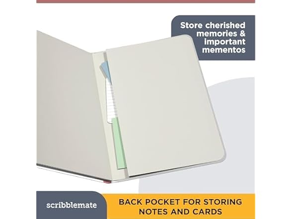 ScribbleMate Lined journal notebook