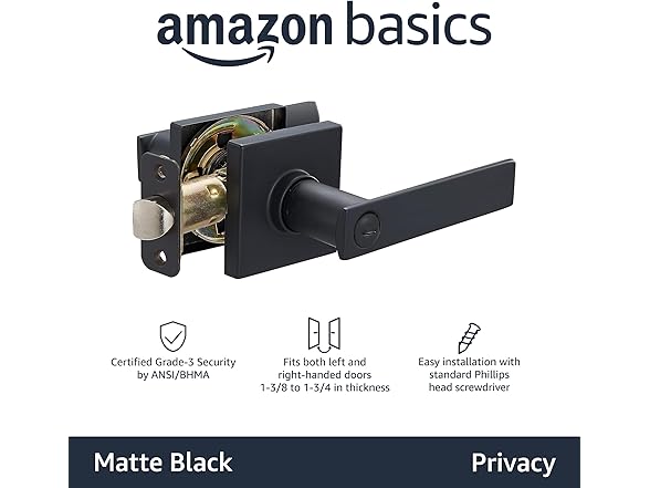 Amazon Basics Contemporary Stamford Door Lever
