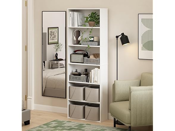 Furinno Furinno Jaya Simply Home Free Standing 6-Tier Open