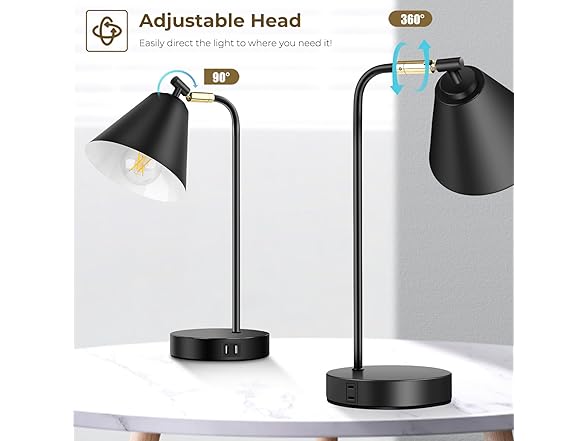 Brightever Industrial Dimmable Desk Lamp