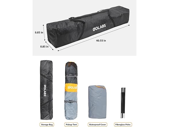 Golabs Truck Bed Tent for 5-6 Ft Bed