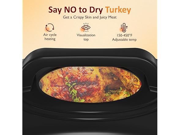 Sunvivi 26 Quart Roaster Oven