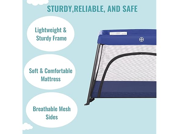 Dream On Me Travel Light Playard