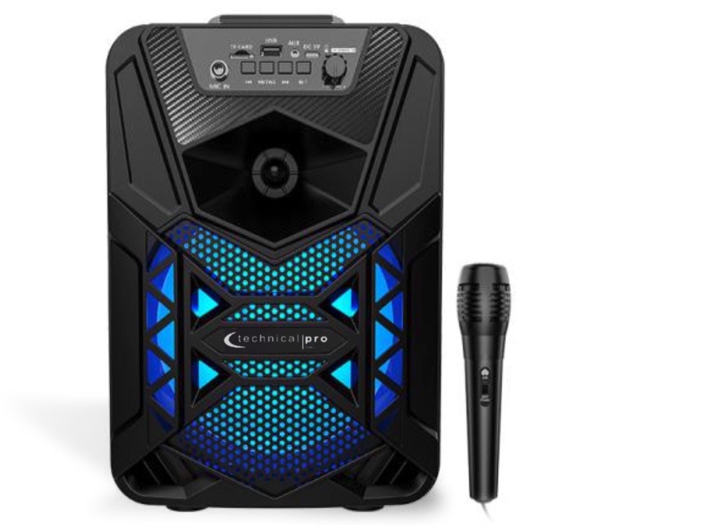 Portable TWS Stereo Speaker w/Wired Mic - Gallery 2