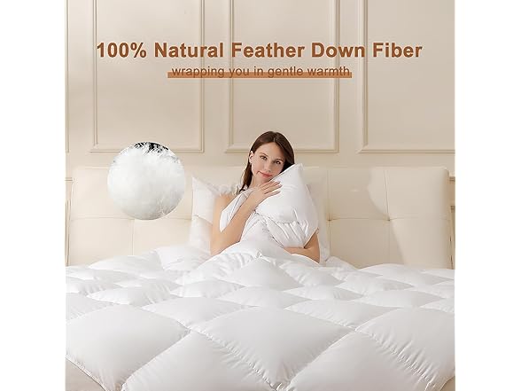 King size Duvet Insert Feather Down Comforter