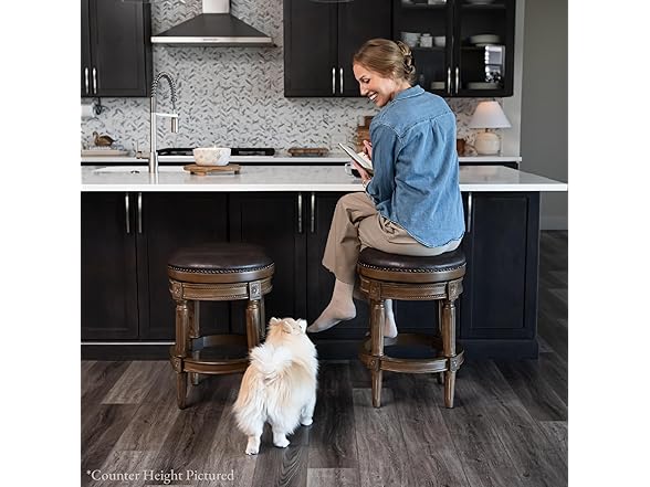 Maven Lane 31" Pullman Backless Swivel Bar Stool