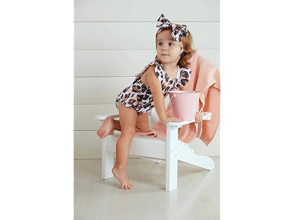 Mud Pie Girls Pink Swimsuit (6-9M)