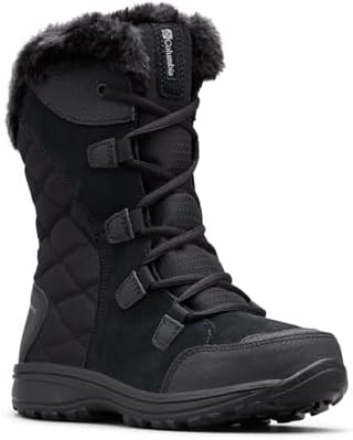 Columbia Womens Ice Maiden II, Black/Columbia Grey, 5.5