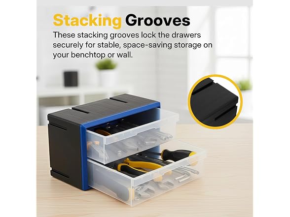 NORTHSKY 2-Drawer Small Parts Cabinet,