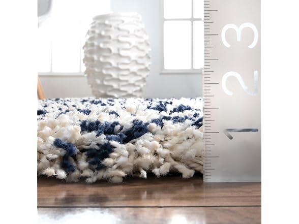 nuLOOM Cuellar Chevron Shag Rug 4x6