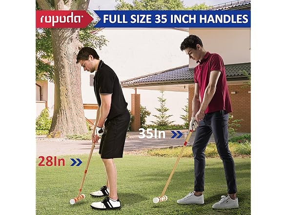 6-Player Croquet Set Lawn Game w/ Bag