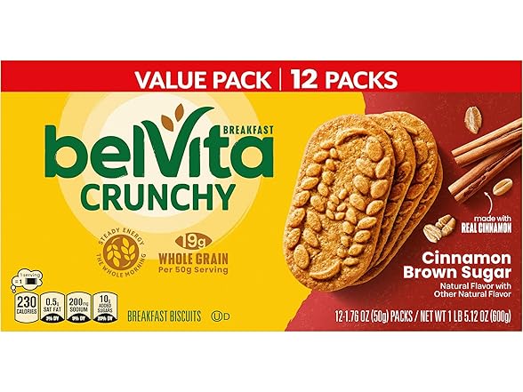 12PK belVita Cinnamon Brown Sugar Breakfast Biscuits