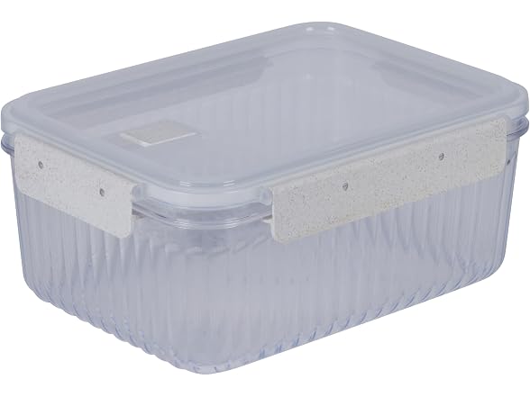 Kitchen Details 8-Piece Rectangular Food Storage Containers