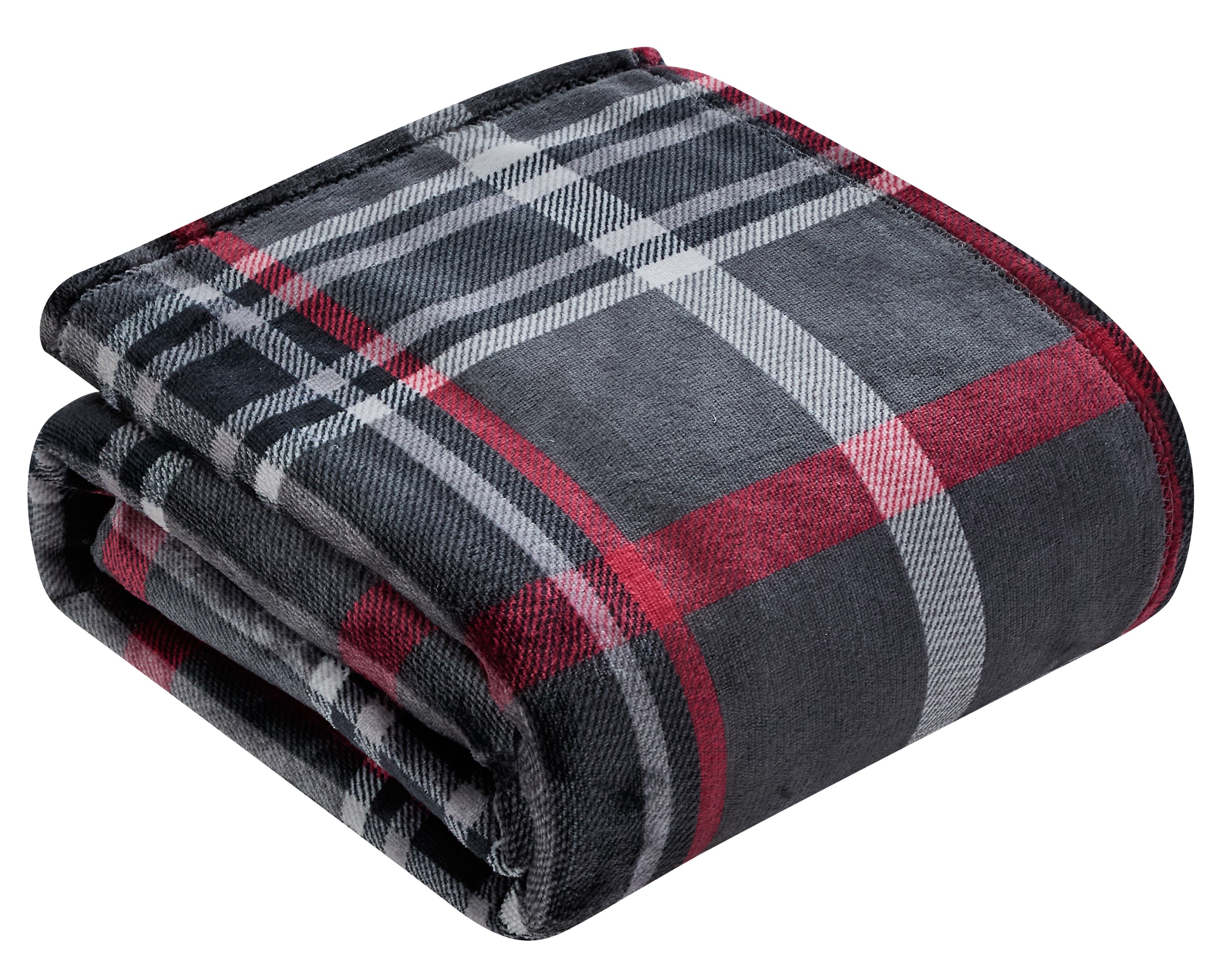 Noble House Midnight Plaid Throw (2 Pack) - Gallery 6