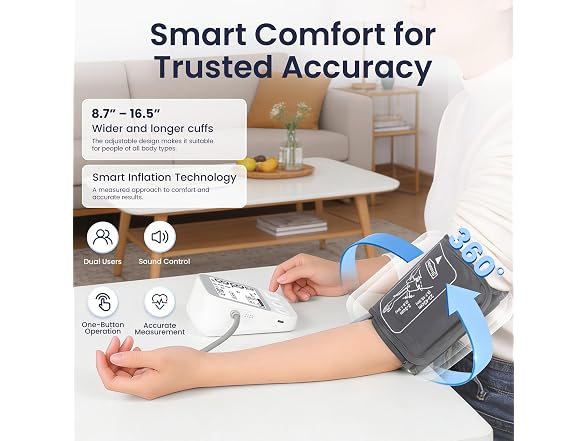 JALIP Blood Pressure Monitor Large Upper - Gallery 2