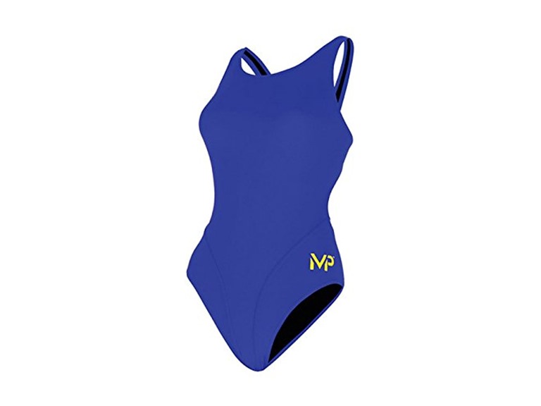 Michael Phelps Solid Comp Back Swimsuit