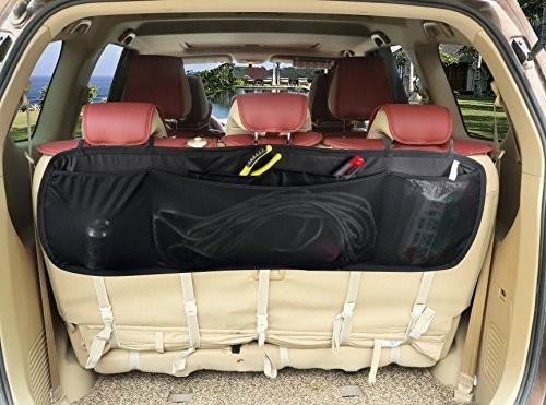 Zone Tech Black Large Flat Back Seat Organizer - Gallery 5