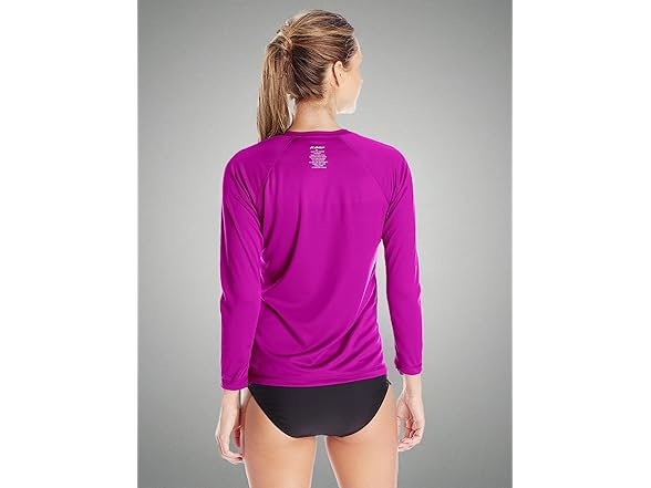 Kanu Surf Women's Purple Swim Tee (L)