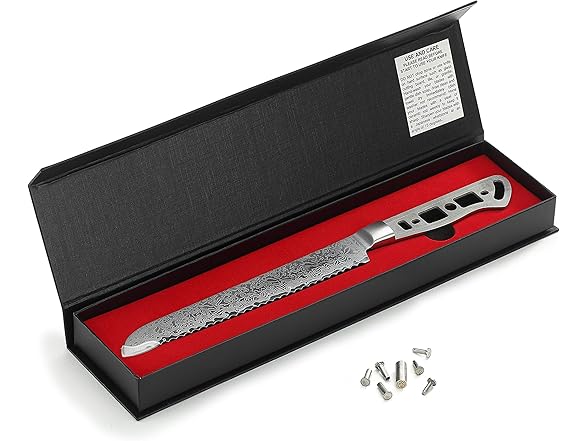 KATSURA CKGD13B-no logo Bread Knife Blank 8in