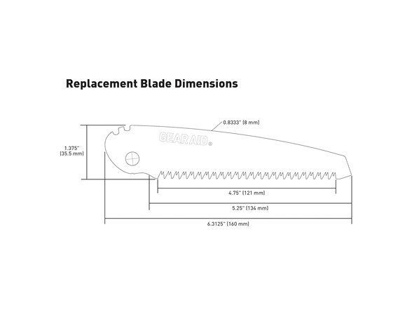 GEAR AID Camp Saw