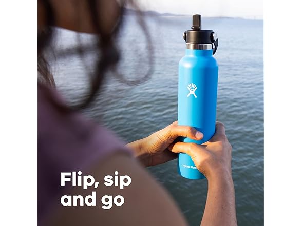 Hydro Flask 24oz Standard Flex Straw Cap, Agave