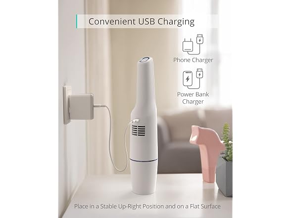 eufy by Anker, HomeVac H11,Cordless Handheld Vacuum Cleaner,Ultra-Lightweight 1.2lbs,5500Pa Suction Power,USB Charging, for Home Cleaning (Open Box)