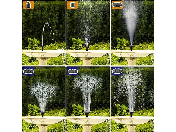 Kaniapu Solar Bird Bath Fountain