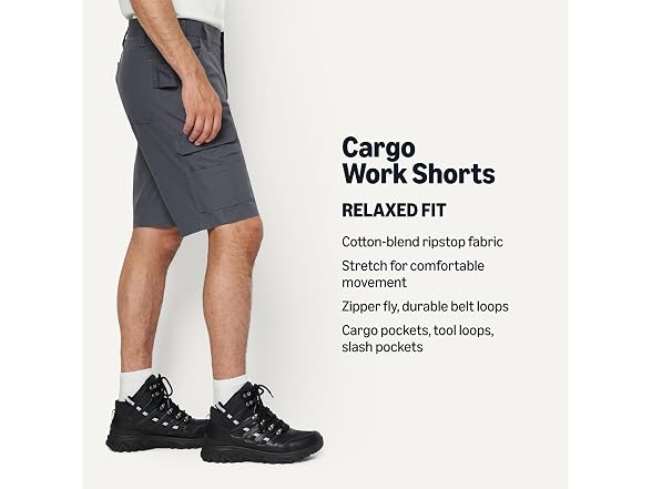 Amazon Basics Men Relaxed Stretch Ripstop Shorts