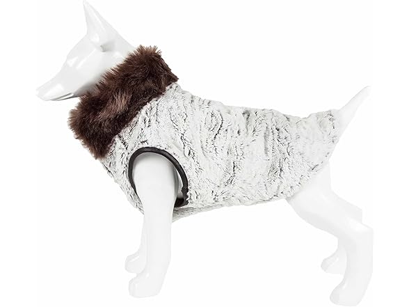 Pet Life ® 'Purrlage' Fur Dog Coat