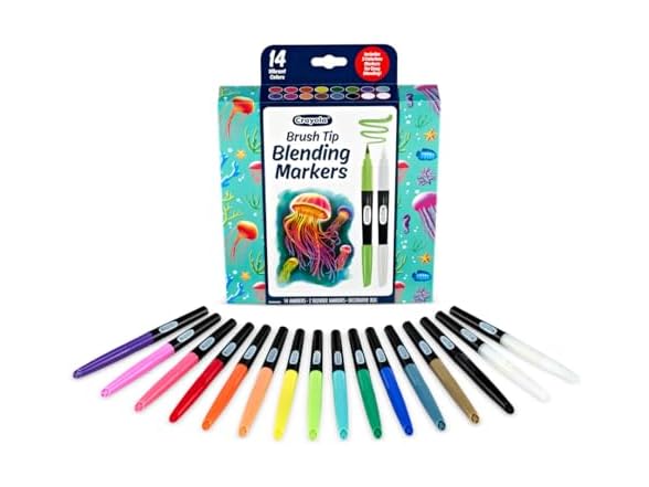 Crayola Blending Marker Set, 16 Count Markers