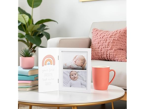 Little Blossoms Rainbow Baby Photo Frame