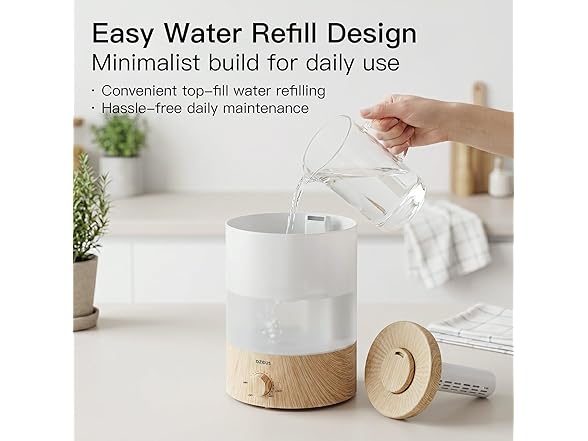 AZEUS 3.5L Ultrasonic Humidifier Night Light