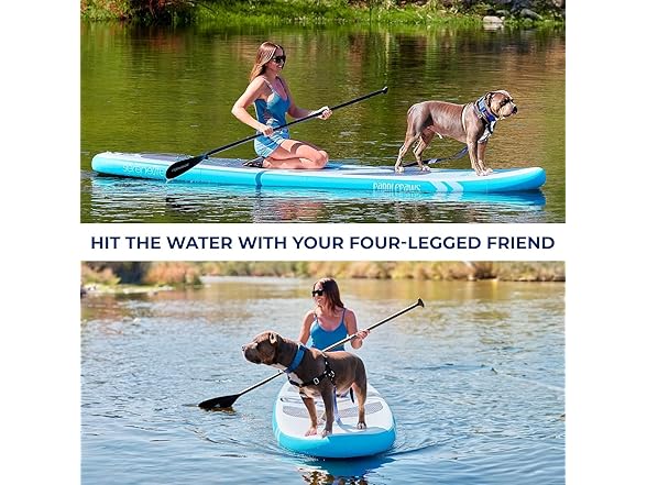 SereneLife 11’ Inflatable SUP Stand-Up Paddle Board