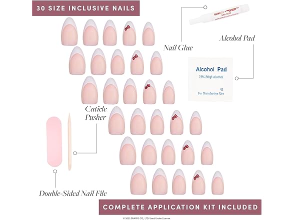 Glamnetic x Hello Kitty® and Friends Press On Nails