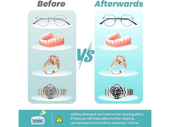 Ultrasonic Cleaner with UV Odor Removal