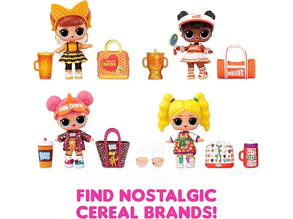LOL Surprise Loves Mini Bites Cereal Dolls