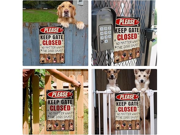 TSHIRTAMAZING Keep Gate Closed Sign