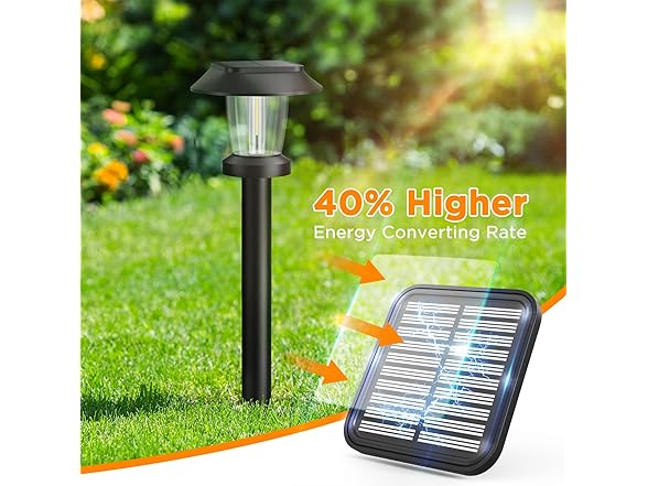 ALEPOD Solar Pathway Lights Outdoor