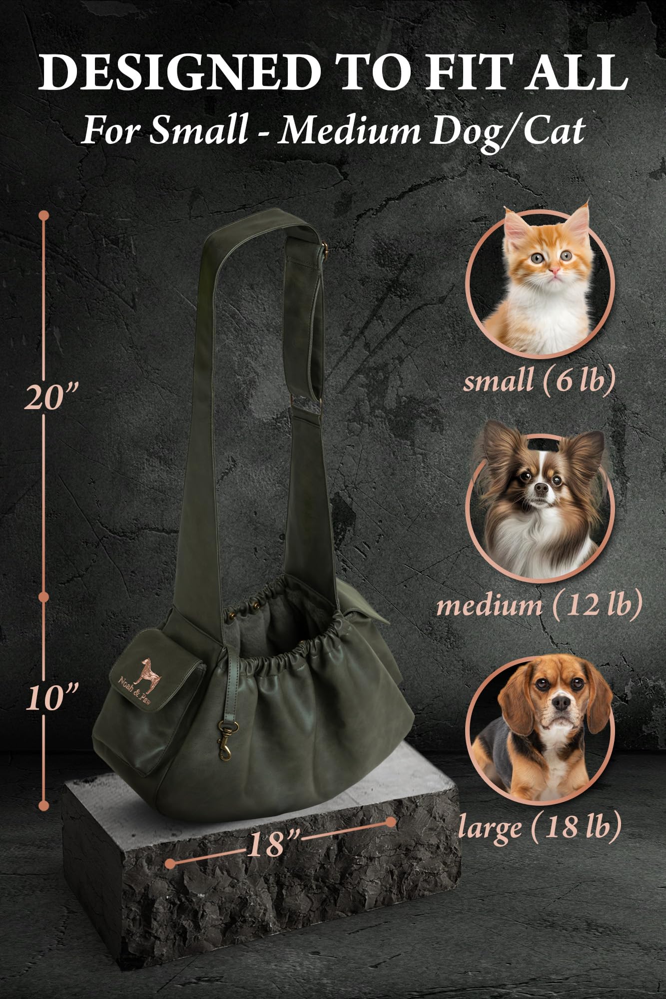 Noah & Paw Ruffle Dog Carrier - Gallery 21