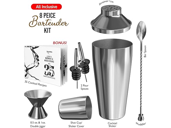 Bar Set Cocktail Shaker Set Bartender Kit