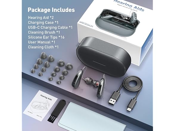 shejeison Hearing Aids for Seniors 16 Channel